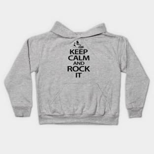 Keep Calm And Rock It Kids Hoodie